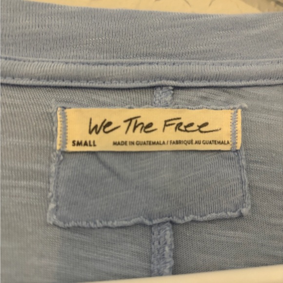 we the free arden tee in vintage blue - Picture 4 of 4